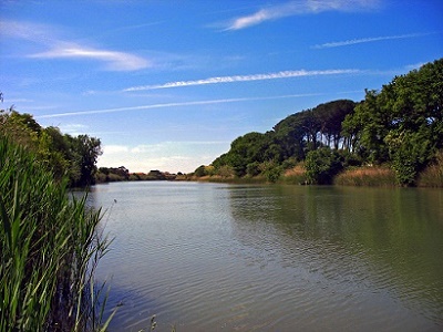 Veduta del fiume Cecina